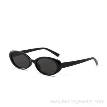 Wholesale small oval-shaped frame new women fashion sunglasses